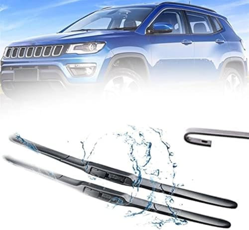 ACRUZ Scheibenwischer Set für Jeep Compass MK2 2017 2018 2019 24in+ 18in, Ersatzwischblätter Premium Qualität Wischerblätter Set.