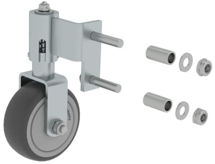 MUNK Günzburger Steigtechnik 19809 Federrolle für Stufenleiter Feder-Lenkrolle links 1St.