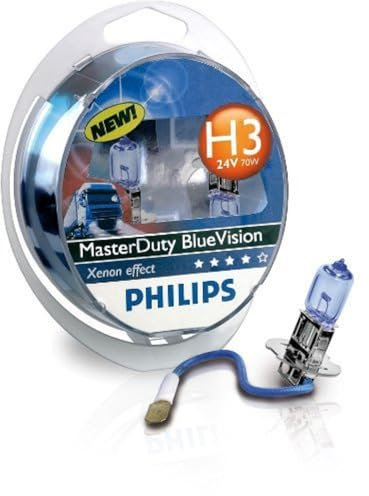 Philips Ampoule de phare MasterDuty BlueVision H3 24 V