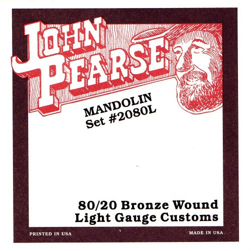 John Pearse 2080L Light Mandolin Loop End
