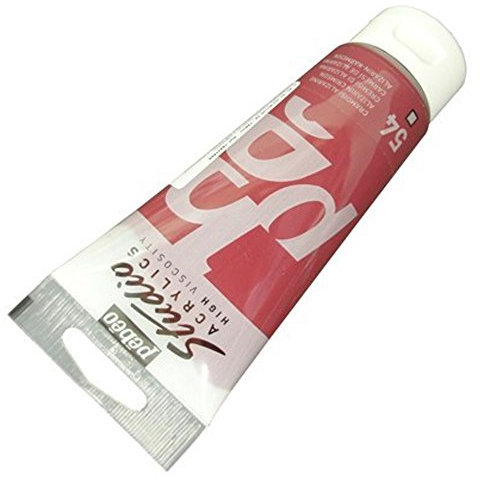 Pébéo 837054 Studio Acrylique Tube Cramoisi d'Alizarine 100 ml