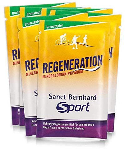Sanct Bernhard Sport Regeneration Mineraldrink-Premium | Kohlenhydrate & Elektrolyte | Grapefruit-Geschmack | 220 g