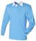 Front Row Langarmshirt Klassisch Rugby Shirt Schwarz / Weiß 3XL