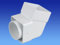 Wavin OSMA 4T825 White Offset Bend/Elbow - Socket for 61mm Square downpipes
