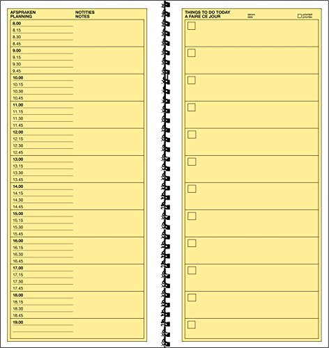 SIGEL Expres 30200 Things to do today, spiralisiert, 29,7x14 cm, undatierter Tagesplaner, aus nachhaltigem Papier
