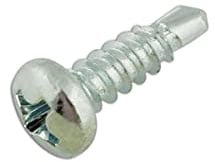 Connect Workshop Consumables 31514 selbst Bohren Schraube pan Head, 6 x 1, 100 Stück