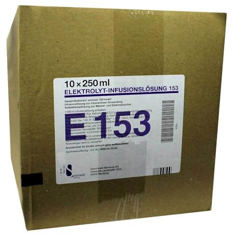ELEKTROLYT Inf.-Lsg. 153 PE-Flasche 10X250 ml
