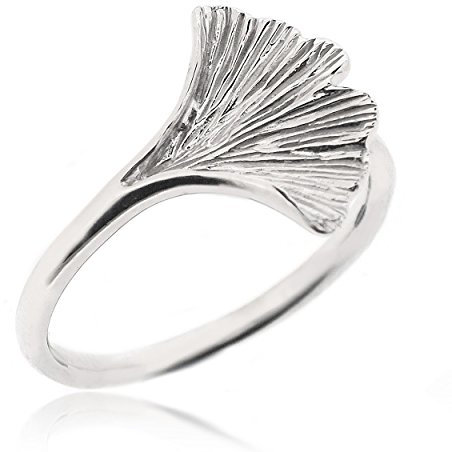 Sovats Damen Ginkgo Blatt-Ring, Größe 60