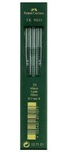 Faber-Castell Fallmine TK© fr Fallminenstift Minenst„rke: 2 mm, H„rtegrad: H, tiefschwarz