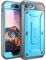 SUPCASE iPhone SE 2020 Case/iPhone 8 Case/iPhone 7 Case, Unicorn Beetle PRO Series Full-body Rugged Holster Case with Built-in Screen Protector (Blue/Gray)