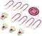 coocazoo MatchPatch Special Glow Pink, rosa, Zubehör-Set um Rucksäcke selbst zu gestalten, austauschbar