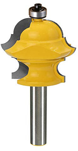 Yakamoz 1/2 Inch Shank Multi-Form Router Bit | Bullnose, Round Over, Cove, Ogee Multi-Profile Milling Cutter Woodworking Tool