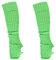 krautwear® Damen Mädchen Ballettstulpen mit Fersenloch Beinwärmer Ballett Stulpen Legwarmer Armstulpen ca. 55 cm 80er Jahre 1980er Jahre schwarz weiss Neon Pink Grün Gelb Orange (2x Neon Grün)