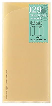 Three Fold File Refill 029 für Traveler's Notebook Regular Size