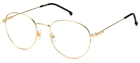 Carrera Brille mit Sehstärke für Unisex optional mit Sonnenbrillentönung oder Blaulichtfilter, Oval, gefertigt aus Metall (inklusive Brillenetui)
