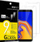 NEW'C Lot de 2, Verre Trempé pour Samsung Galaxy J4 Plus, Galaxy J4+ (SM-J415F), Film Protection écran sans Bulles d'air Ultra Résistant (0,33mm HD Ultra Transparent) Dureté 9H Glass