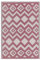 Outdoor Teppich rosa 120x180 cm Bodenschutzmatte Kunststoffmatte Dewas