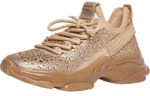 Steve Madden Maxima-r, Scarpe da Ginnastica Donna, Oro Rosa, 38 EU