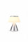 Lexon LUMA M LED-Schreibtischlampe, kabellose Tischlampe mit Dimmfunktion und Multi-Lampen-Synchronisation, 9 Lichtfarben für Büro, Schlafzimmer und Nachttisch, poliertes Aluminium