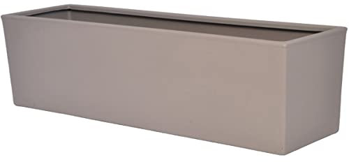 VASAR Fioriera Rettangolare SENIGALLIA 78X22 H22 Tortora