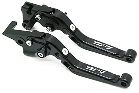Motorrad-Hebel 12 Farben CNC Aluminium Einstellbare Klapp Motorrad Bremskupplungshebel Für Yamaha YZF R1 YZFR1 YZF-R1 2004 2005 2006 2007 2008 (Color : D)