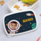 Transparent Gift Fiambrera Infantil Personalizada con Nombre Astronauta Espacio. Fiambreras para Niños y Niñas. Porta Bocadillos para Colegio y Guardería. Caja Almuerzo y Merienda Vuelta al Cole