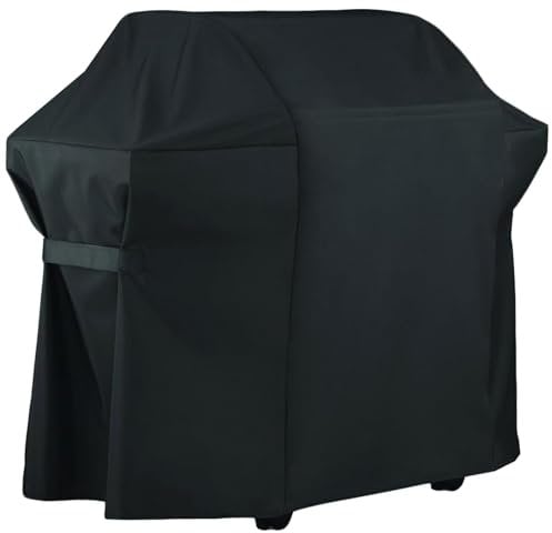 WELL GRILL 7183 Grillabdeckhaube Gasgrill für Weber Spirit I & II 300 Series, Spirit E310 E315 E320 E330 Gasgrills, BBQ-Abdeckung UV Wasserbeständig, mit Klettverschluss zum Befestigen
