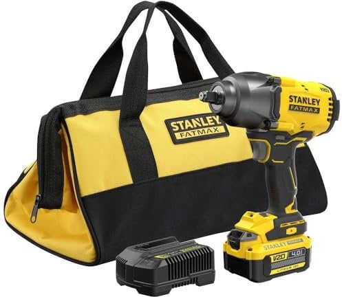 Boulonneuse a chocs - STANLEY FATMAX V20 - SFMCF940M1-QW - 1/2 Brushless 950 Nm - Lithium 18V - 1 Batterie 4Ah