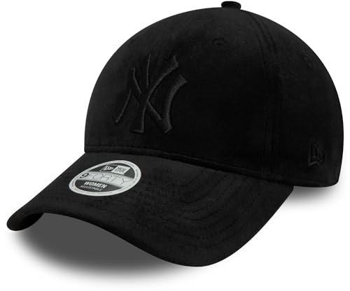 New Era 9Forty Damen Cap - Velour New York Yankees schwarz