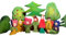 Schurwerk Montessori Spielzeug ab 1 jahr aus Holz - Kinderspielzeug ab 2 jahre - freundliche Blumen Motorikspielzeug für Baby und Kinder - Holzfiguren made in Germany (Sonnenblume)
