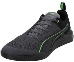 PUMA Herren Fuse 3.0 Crosstrainer, Galactic Gray Black-Green Glare, 47 EU