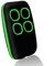 Telecomando Cancello Universali 4 in 1, Telecomando Rolling Code universale multifrequenza da 280 a 868mhz. Radiocomando Cancello programmabile Versione aggiornata con Lista compatibilità (Verde)