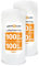 versando 2x Premium Luftpolsterfolie 100m x 1m für Versand, Verpackung, Umzug Noppenfolie Bubble Wrap LPF Rolle