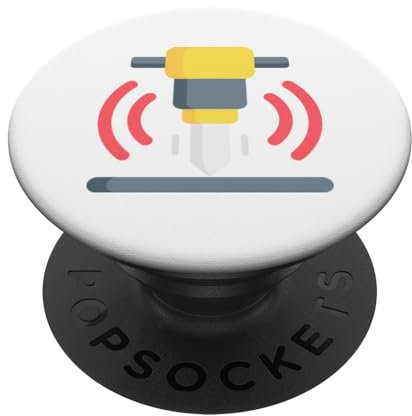 Jackhammer Air Hammer Pneumatic Drill Construction PopSockets Swappable PopGrip