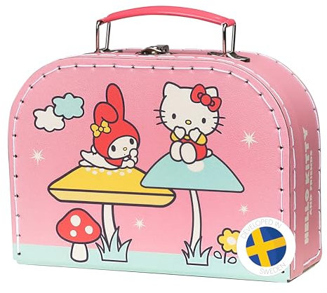 Hello Kitty - Borsa per bambini in carta, 20 cm, robusta e sostenibile, leggera e spaziosa, perfetta per bambini, design rosa con motivo Hello Kitty and Friends, Colore: rosa., 80X200X155