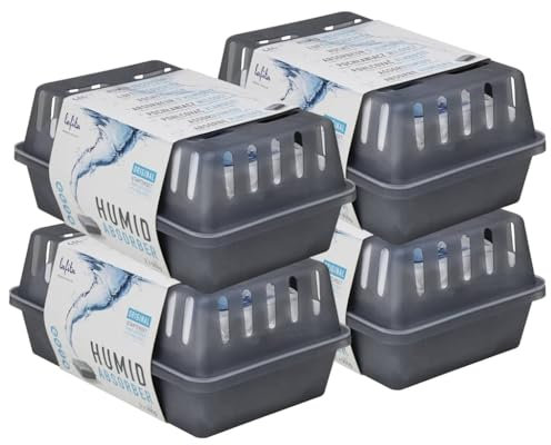 vidaXL Absorbedores de Humedad con Bolsas de Recambio 4 Unidades 900 g