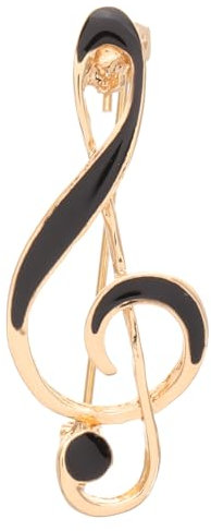 VALICLUD Broche Note De Musique En Alliage De Zinc Avec Émail Pour Femme Et Homme Accessoire Élégant Pour Costume Chemise