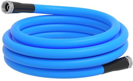 KORVOS 7,6 m Wohnmobil-Frischwasserschlauch, kein Knicken, Premium-Trinkwasserschlauch, Gartenschlauch, 1,6 cm, robust, leicht, für Trinkwasser geeignet