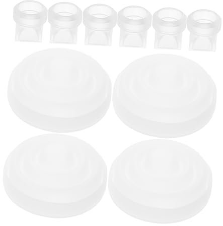 DEARMAMY Breast Pump Accessories Compatible Duckbill Valves Silicone Diaphragm Efficient Seal Easy to Clean