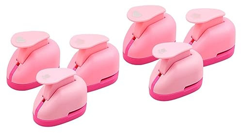 ARTIBETTER 2 Ensembles Perforatrice À Papier Pour Bricolage Diy Emporte Garçon Fille Avec Formes De Cœur Fleur Et Rose Pour Étiquettes Scrapbooking Activités Manuelles Et Projets 3 Pièces * 2