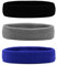 HANERDUN Sport Stirnband Damen Herren Schweißbänder Kopf Stirn Frottee Kopfband Sport für Laufen Fahrrad Joggen Tennis Fußball Schwarz/Grau/Blau(3 STK)