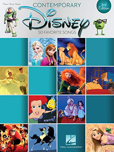 Contemporary Disney: 50 Favorite Songs (Piano-vocal-guitar) (English Edition)