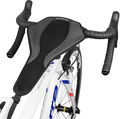 Thinvik Bike Sweat Guard&Bike Frame Protector Cover Sweat Absorb to Prevent Bicycle from Corrosion. Cycling Trainer Protector Accessories Sweat Guard for Bicycle Trainer Indoor Cycling - Single