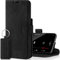 SURAZO Prestige Handyhülle für Apple iPhone 13 – Premium Echtleder Hülle Schutzhülle mit [Standfunktion, Kartenfach, RFID Schutz] – Klapphülle Wallet case Handmade in Europe (Schwarz)