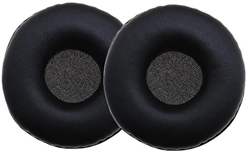 EMSea 1 Paar Funk Kopfhörer Ersatz Ohrpolster aus Protein Leder und Schaumstoff Headset Zubehör, kompatibel mit Sony WH-CH500/510/ZX3308BT/310/ZX100/600/V15 Kopfhörern, Schwarz