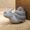 Carousel Home Reginald Snail Doorstop Fabric Door Stop Animal Doorstop | Novelty Indoor Snail Shaped Door Stop | Decorative Weighted Grey Snail Door Stopper - 1.5kg