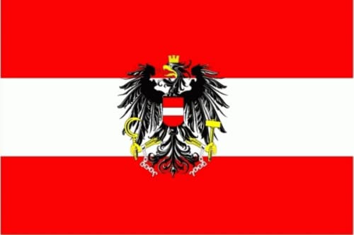 Aufkleber Flagge Österreich Wappen 8 x 5 cm Sticker Flagge Fahne