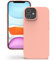 YATWIN Coque pour iPhone 11, Housse en Silicone Doux avec Découpes Précises pour Caméra, Design Ultra Mince, Protection 360° à Bords Surélevés - Rose