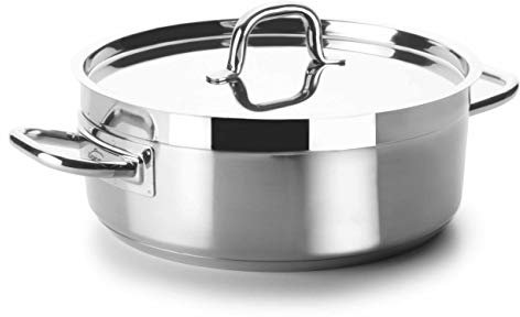 Lacor - 54040s - Cacerola Sin Tapa Chef Luxe 40 Cm Inox