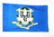 AZ FLAG - Flagge Connecticut - 150x90 cm - Bundesstaat Connecticut Fahne 100% Polyester mit Messing-Ösen - 110g